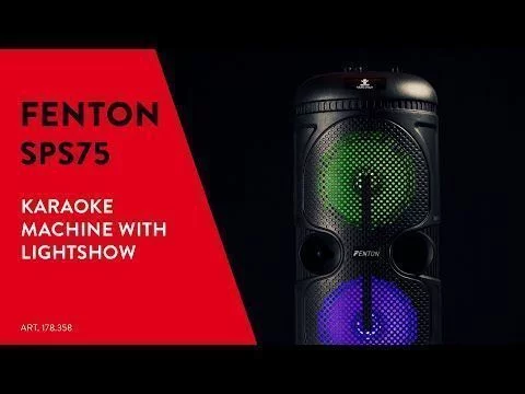 2e keus fenton sps75 bluetooth speaker met karaoke en led 5