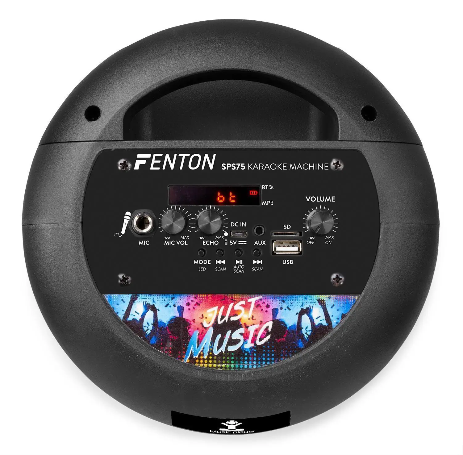 2e keus fenton sps75 bluetooth speaker met karaoke en led 8