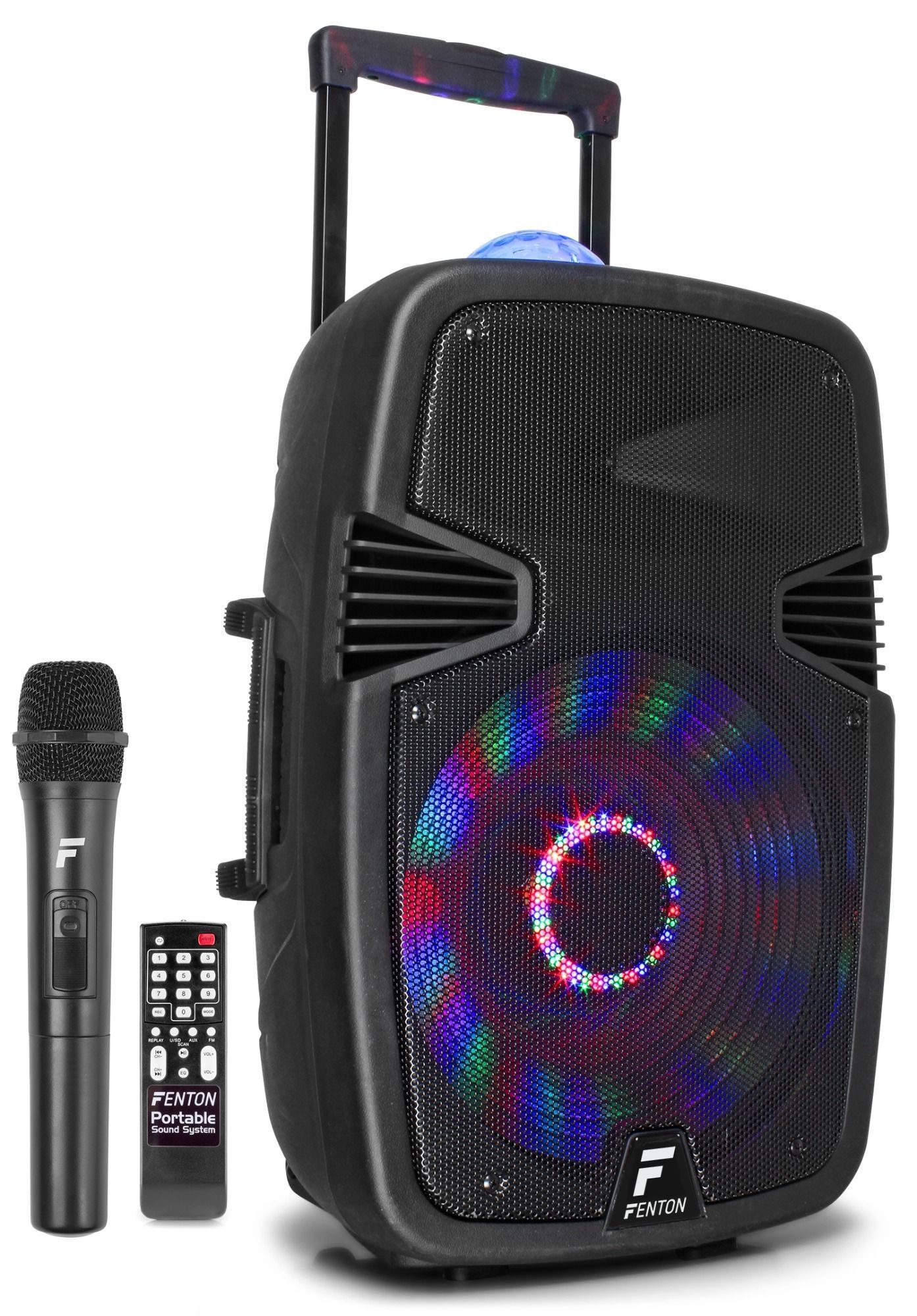 FENTON FPC8T 100 watt party speaker Zwart