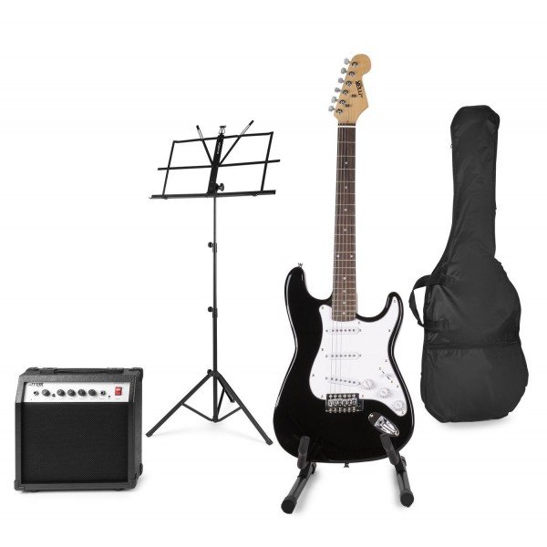 Max gigkit elektrische gitaar set met o. A. Muziek- en gitaarstandaard