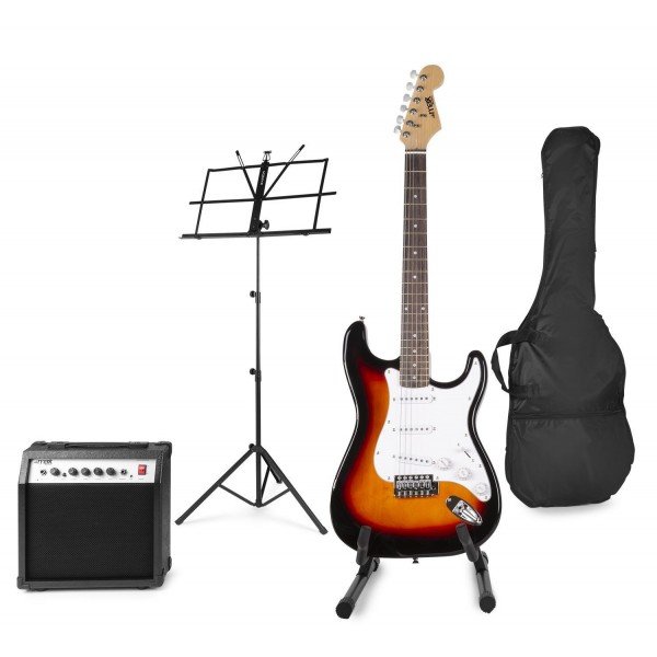 Max gigkit elektrische gitaar set met o. A. Muziek- en gitaarstandaard
