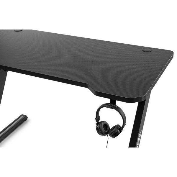 Vonyx db15 gaming bureau met anti slip en kraslaag 120cm zwart 2