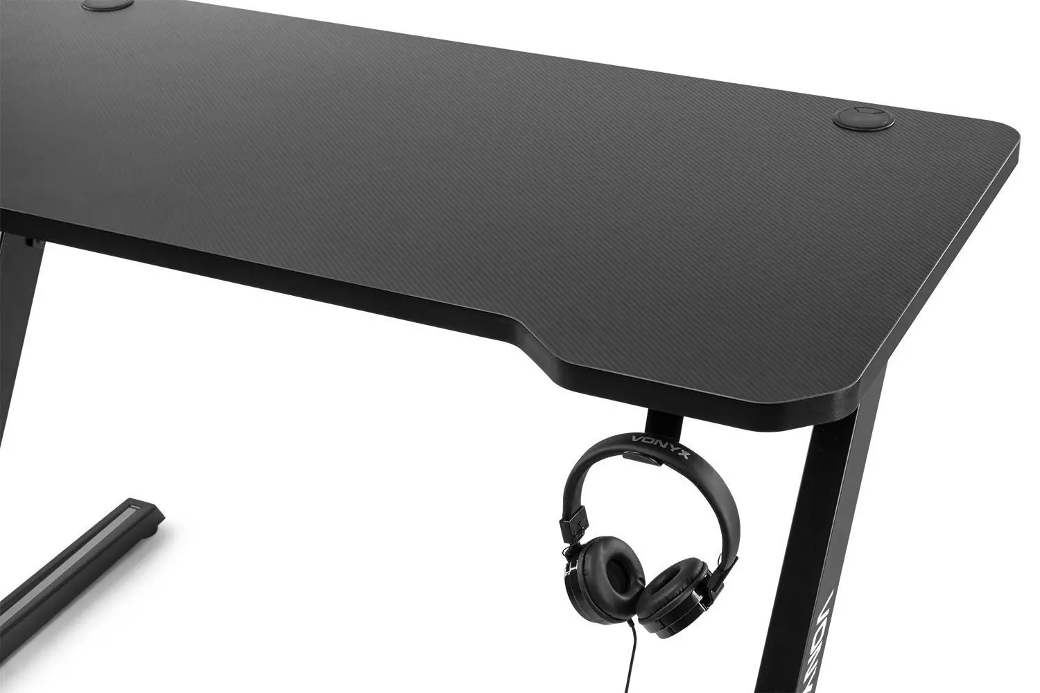 Vonyx db15 gaming bureau met anti slip en kraslaag 120cm zwart 2