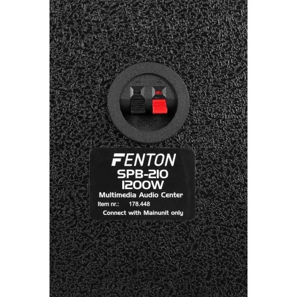 Fenton spb 210 actieve speakerset 2x 10 1200w met bluetooth 6