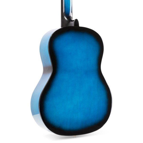 Max soloart klassieke akoestische gitaar 39 starterset blauw 5