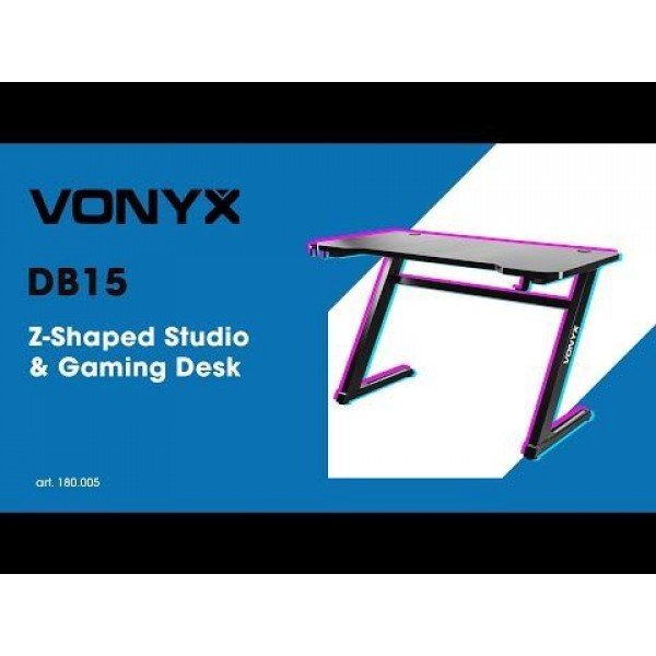 Vonyx db15 dj tafel / studio meubel met anti slip- en kraslaag - 120cm