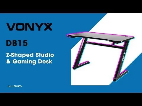 Vonyx DB15 DJ tafel / studio meubel met anti slip- en kraslaag - 120cm