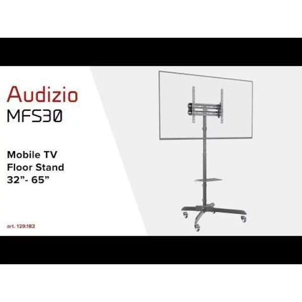 Audizio mfs30 tv standaard verrijdbaar en in hoogte verstelbaar voor 2