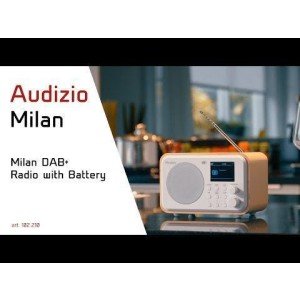 Audizio Milan draagbare DAB radio met Bluetooth