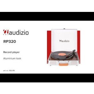 Audizio RP320 platenspeler met Bluetooth in aluminium koffer
