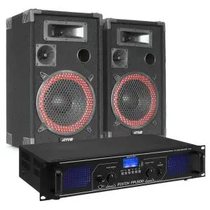 Fenton FPL500 Bluetooth en mp3 geluidsinstallatie klasse-D 500W