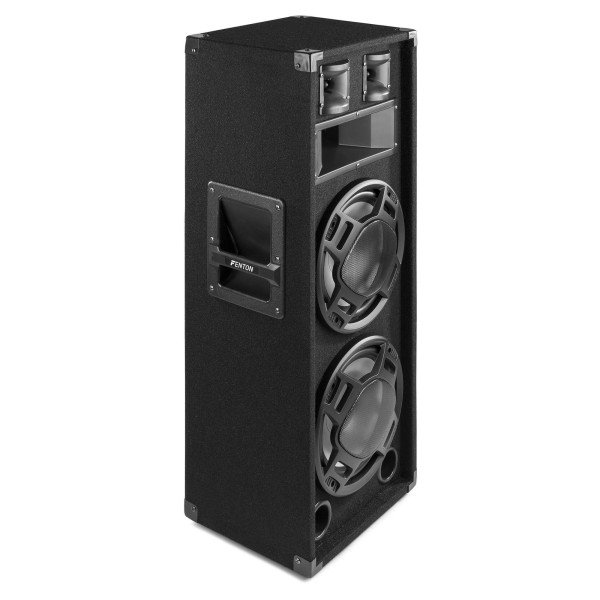 Fenton bs210 disco speaker 2x 10 met ledaposs 800w 3