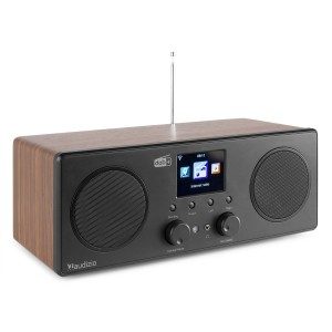 Audizio Bari DAB radio met Bluetooth en wifi internet radio - Hout