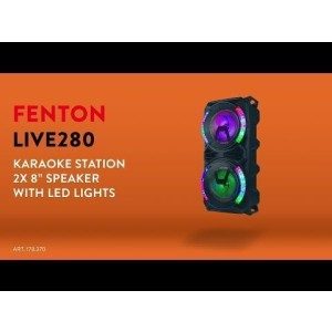 Fenton LIVE280 mobiele karaoke set met Bluetooth - 900W
