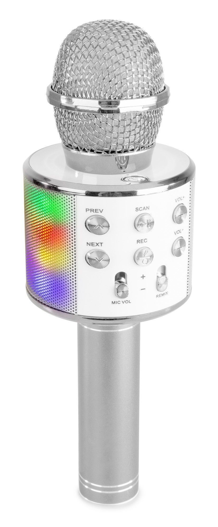 MAX KM15S Karaoke microfoon met ingebouwde LED's