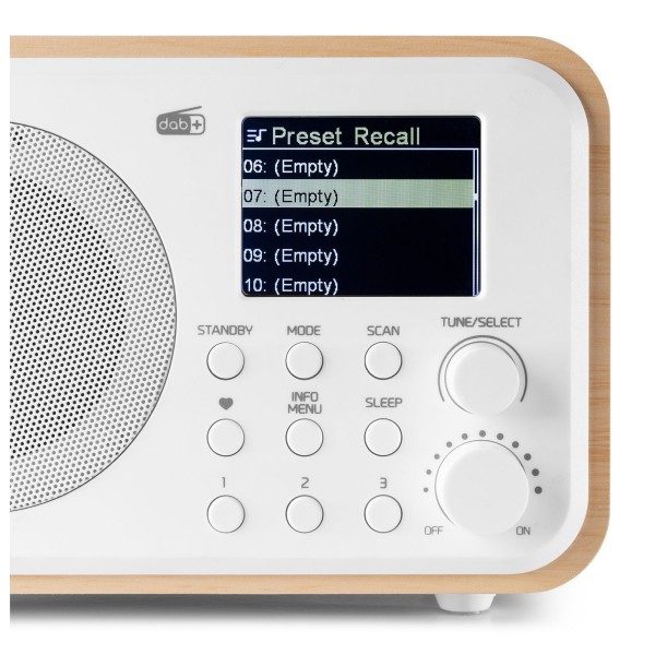 Retourdeal audizio milan draagbare dab radio met bluetooth fm radio 6 1