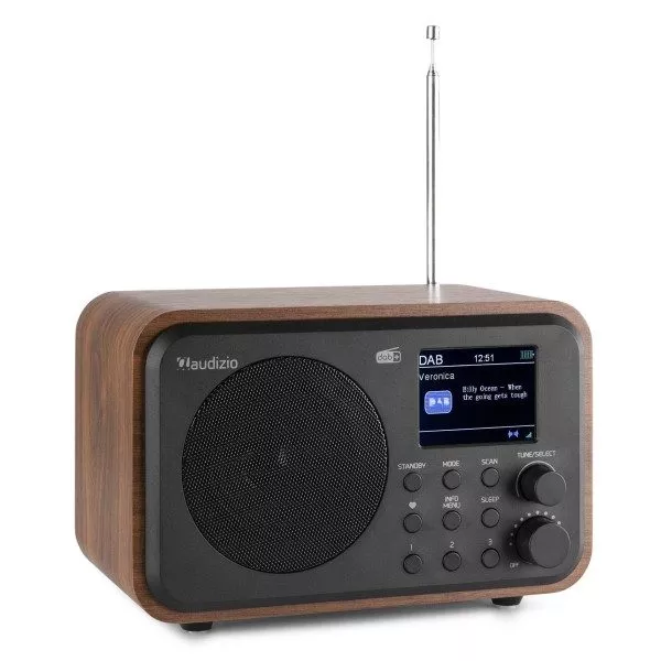 Retourdeal audizio milan draagbare dab radio met bluetooth fm radio 6