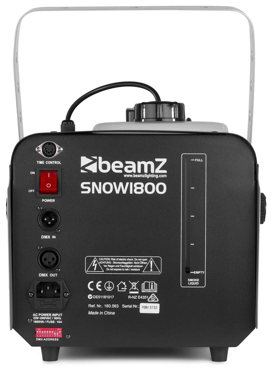 Retourdeal beamz snow1800 sneeuwmachine 8