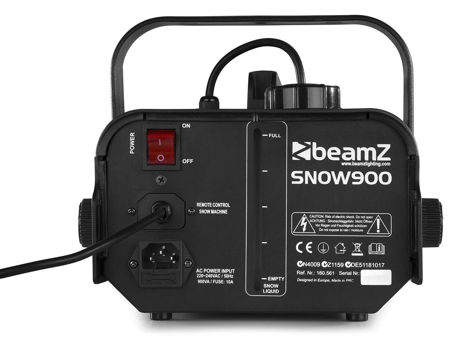 Retourdeal beamz snow900 sneeuwmachine 900w 5