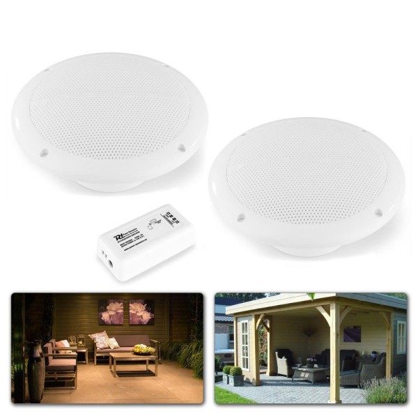 Retourdeal buitenspeakers bluetooth bt10set inbouwset voor tuin 1