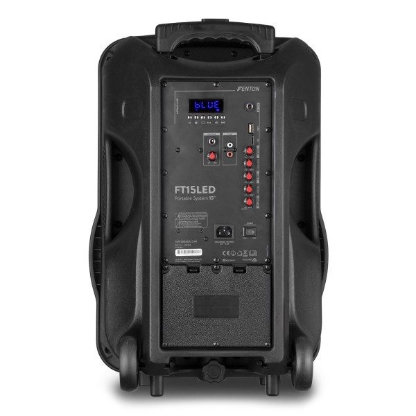 Retourdeal fenton ft15led karaoke speaker 800w 15 met led 5
