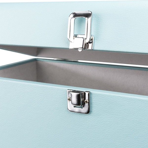 Retourdeal fenton rc30 platenkoffer voor ruim 30 platen blauw 8