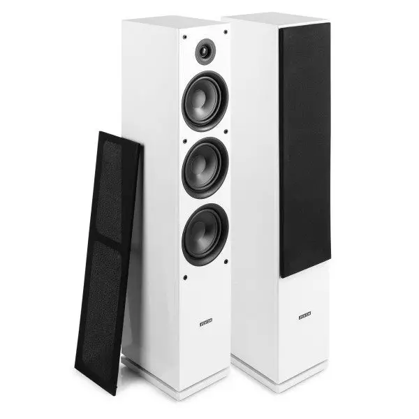 Retourdeal - fenton shf80w hifi speakers 3x 6. 5" - 500w - wit