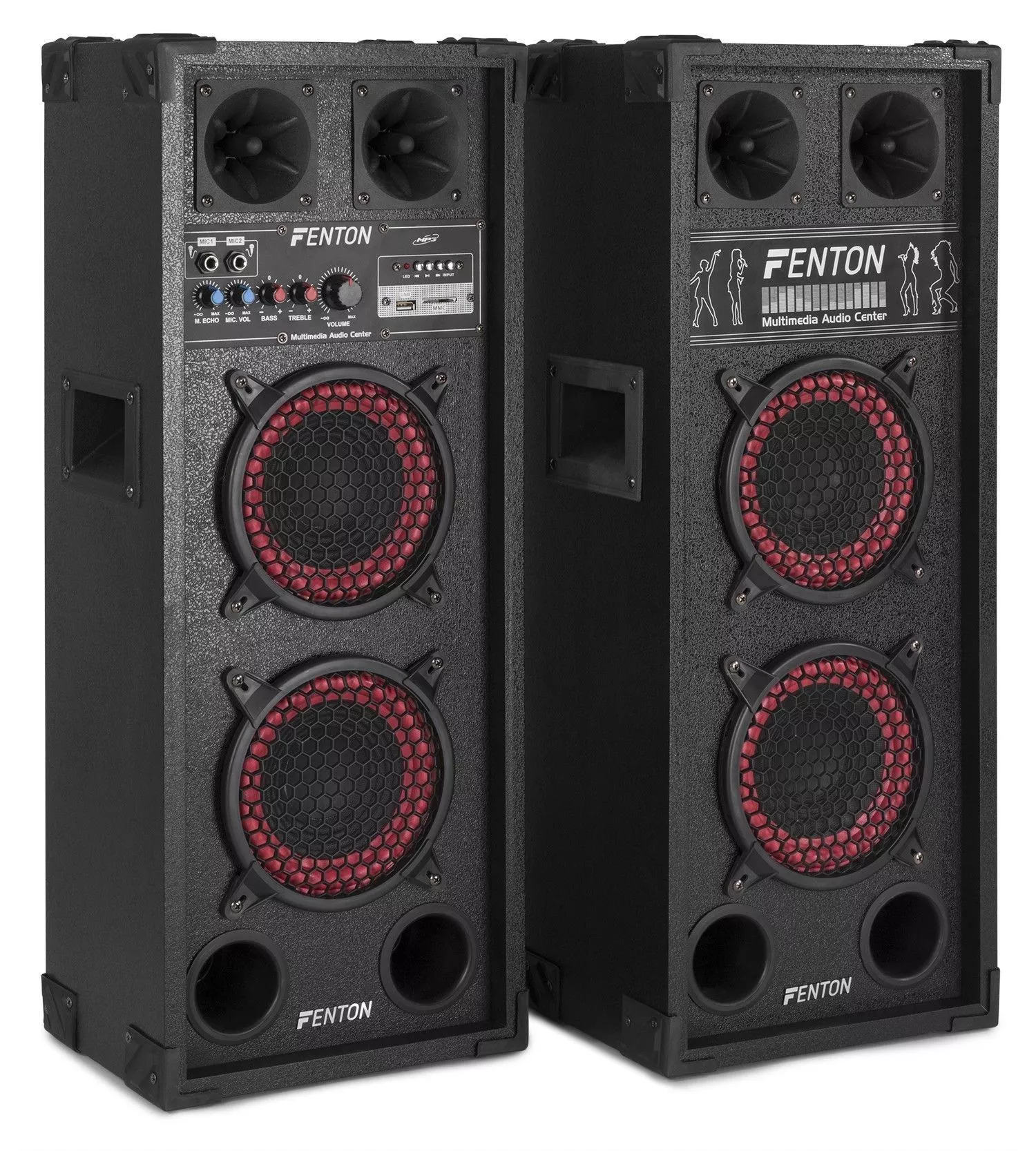 Retourdeal - Fenton SPB-26 Actieve speakerset 2x 6