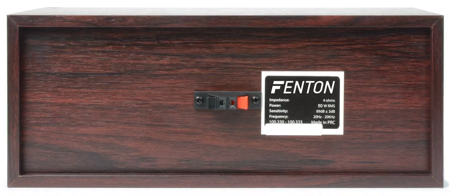 Retourdeal fenton thuis bioscoop speaker systeem walnoot 5 delig 8