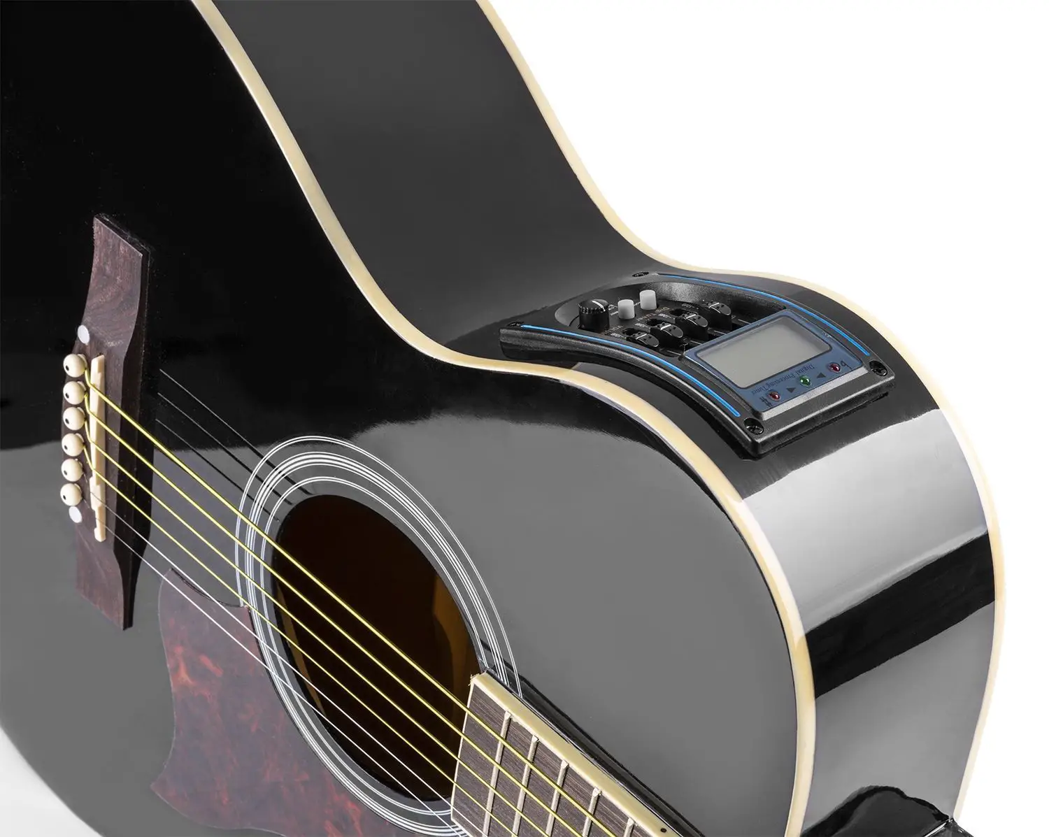 Retourdeal max showkit elektrisch akoestische gitaarset 40w zwart 5
