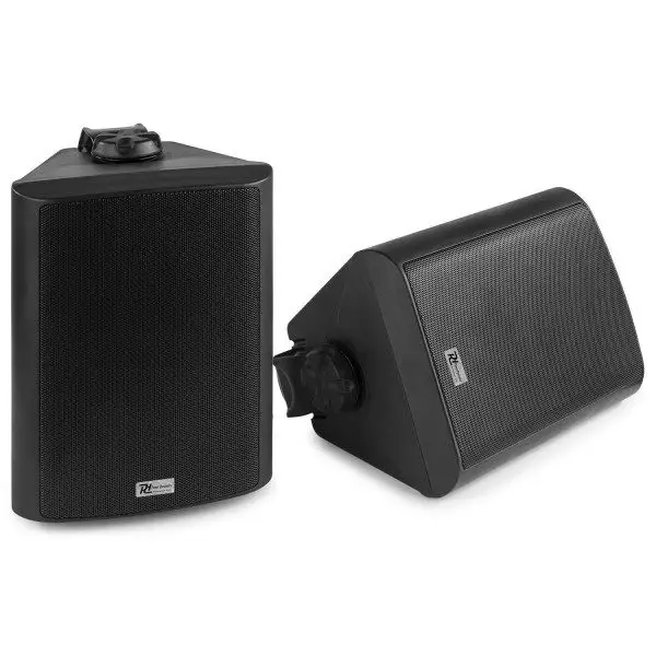 Retourdeal - power dynamics bc50v zwarte speakerset voor 100v en 8 ohm