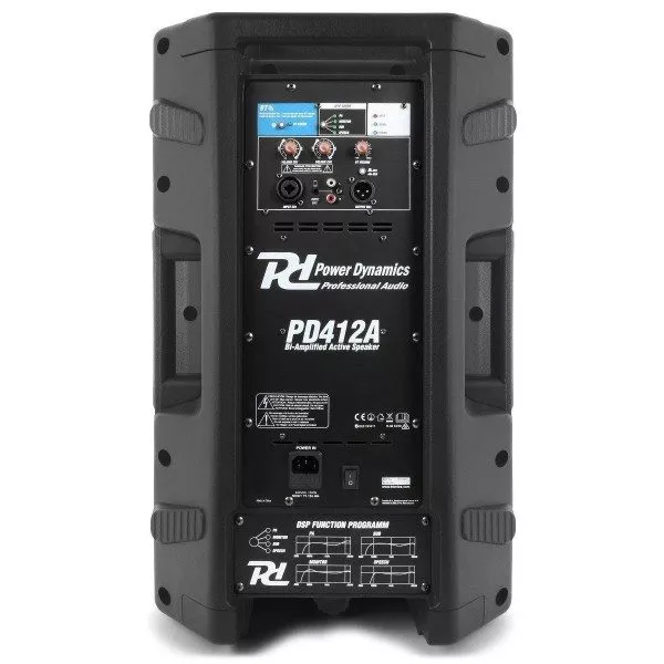 Retourdeal power dynamics pd412a actieve bi amp 12 speaker 1400w 7