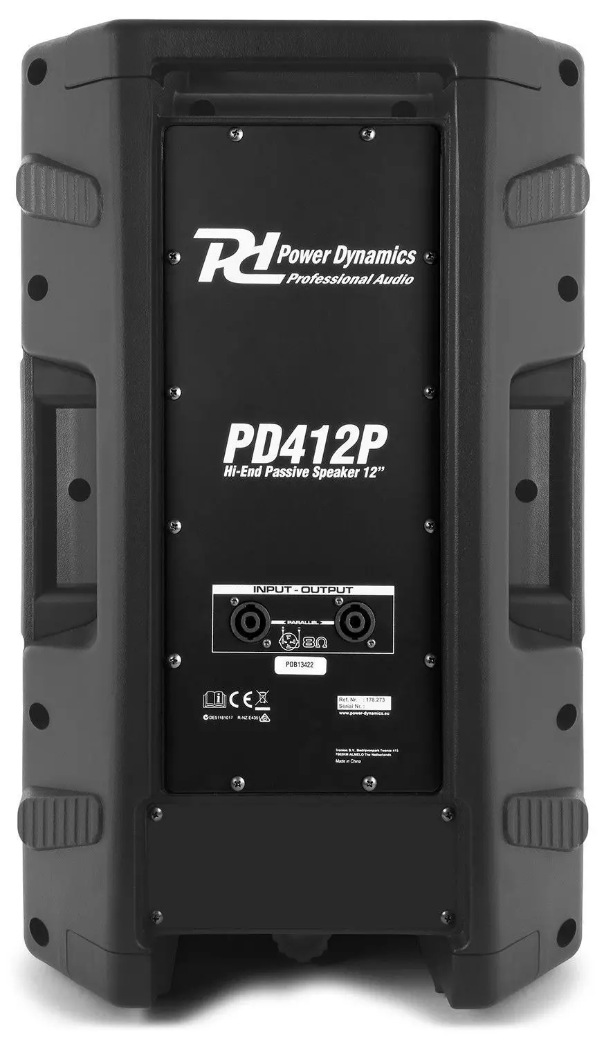 Retourdeal power dynamics pd412p 12 passieve 2 weg speaker 1200w 7