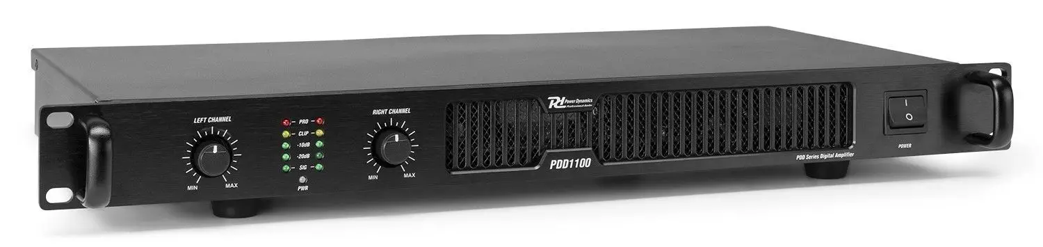Retourdeal - Power Dynamics PDD1100 digitale versterker 2x 550W RMS