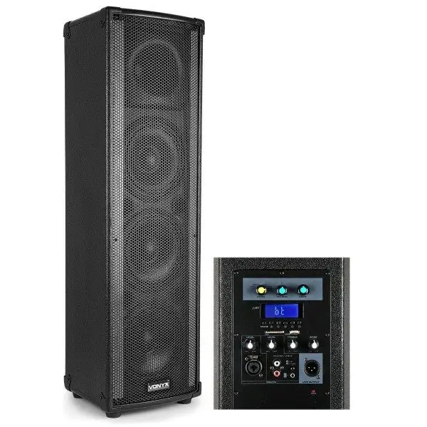 Retourdeal - vonyx lm65 lightmotion bluetooth speaker met led