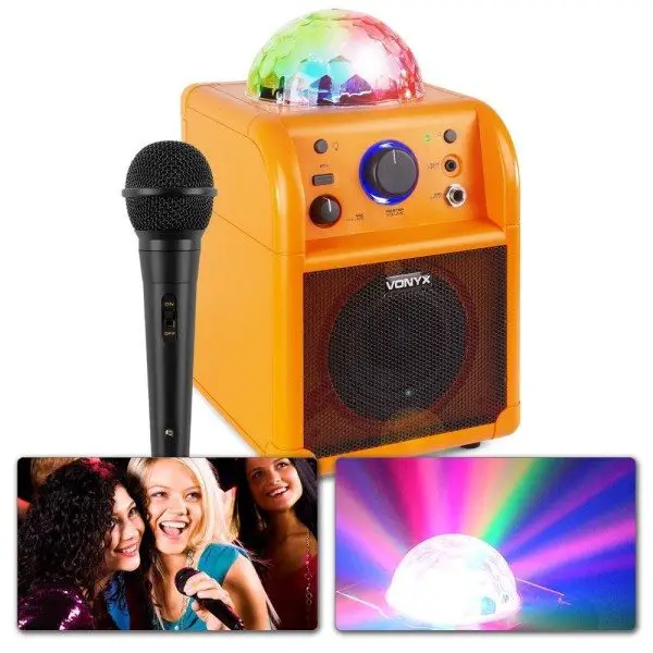 Retourdeal - vonyx sbs50l karaokeset met microfoon