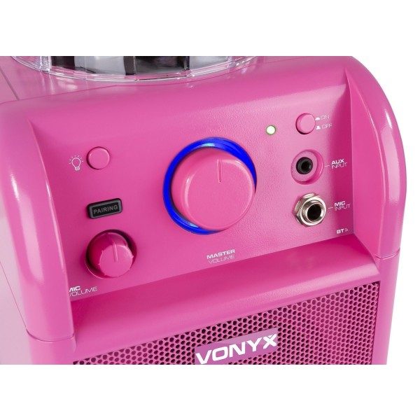 Retourdeal vonyx sbs50p karaokeset met microfoon bluetooth en 8