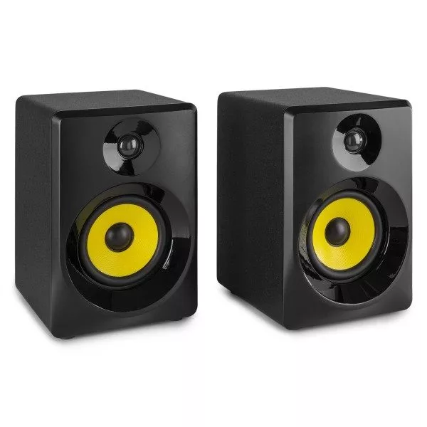 Retourdeal - vonyx smn30b actieve studio monitor speakers 60w - zwart