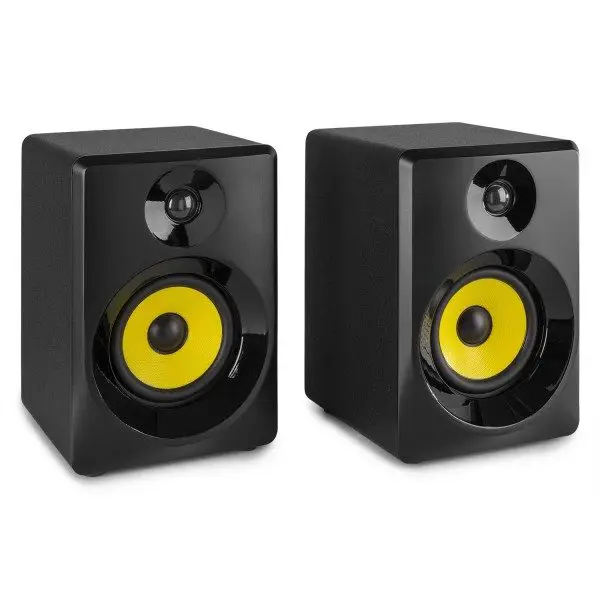 Retourdeal - vonyx smn40b actieve studio monitor speakers 100w - zwart
