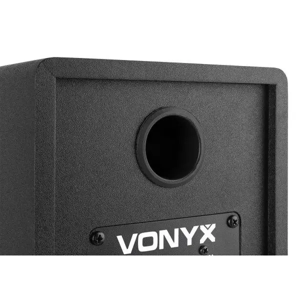 Retourdeal vonyx smn50b actieve studio monitor speakers 140w zwart 6