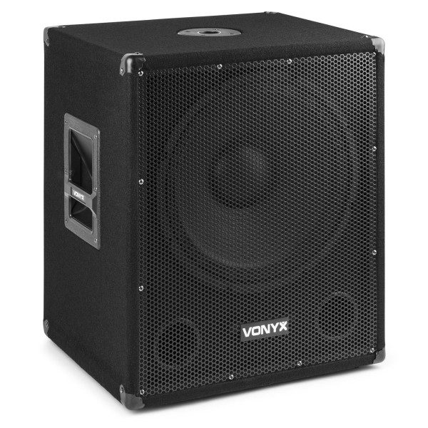 Retourdeal - vonyx smwba15mp3 actieve 15" subwoofer met bluetooth -