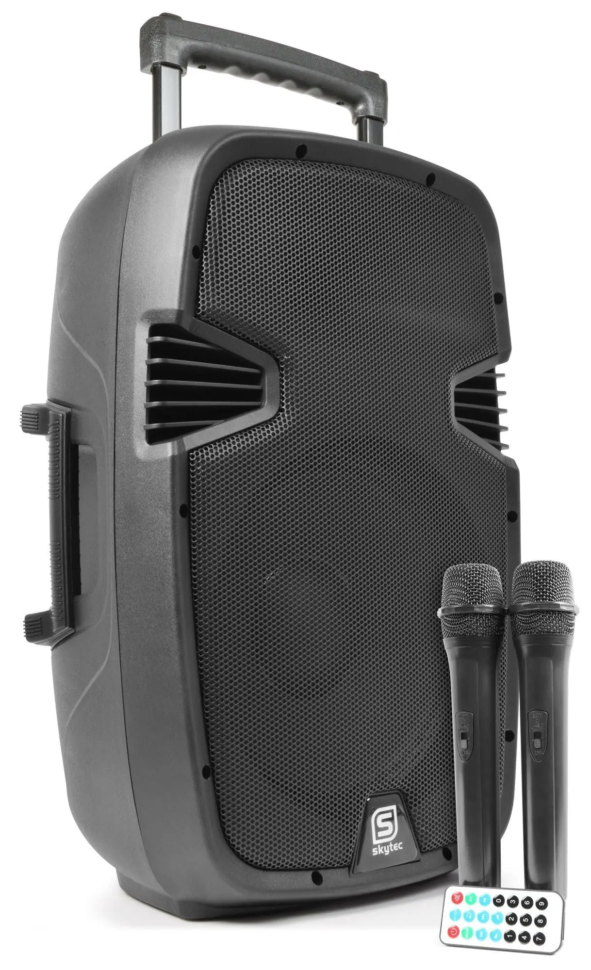 Retourdeal - vonyx spj-pa912 draagbare accu speaker 12" 500 watt met