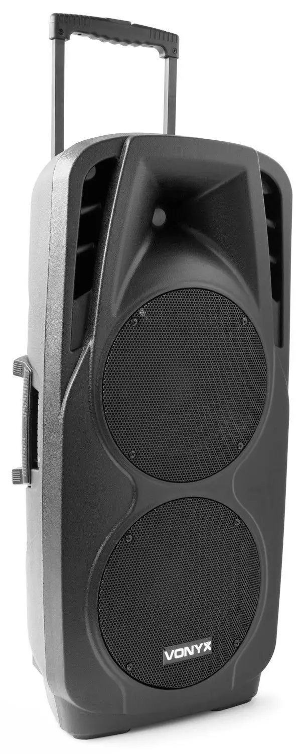 Retourdeal - Vonyx SPX-PA9210 mobiele speaker 2x 10