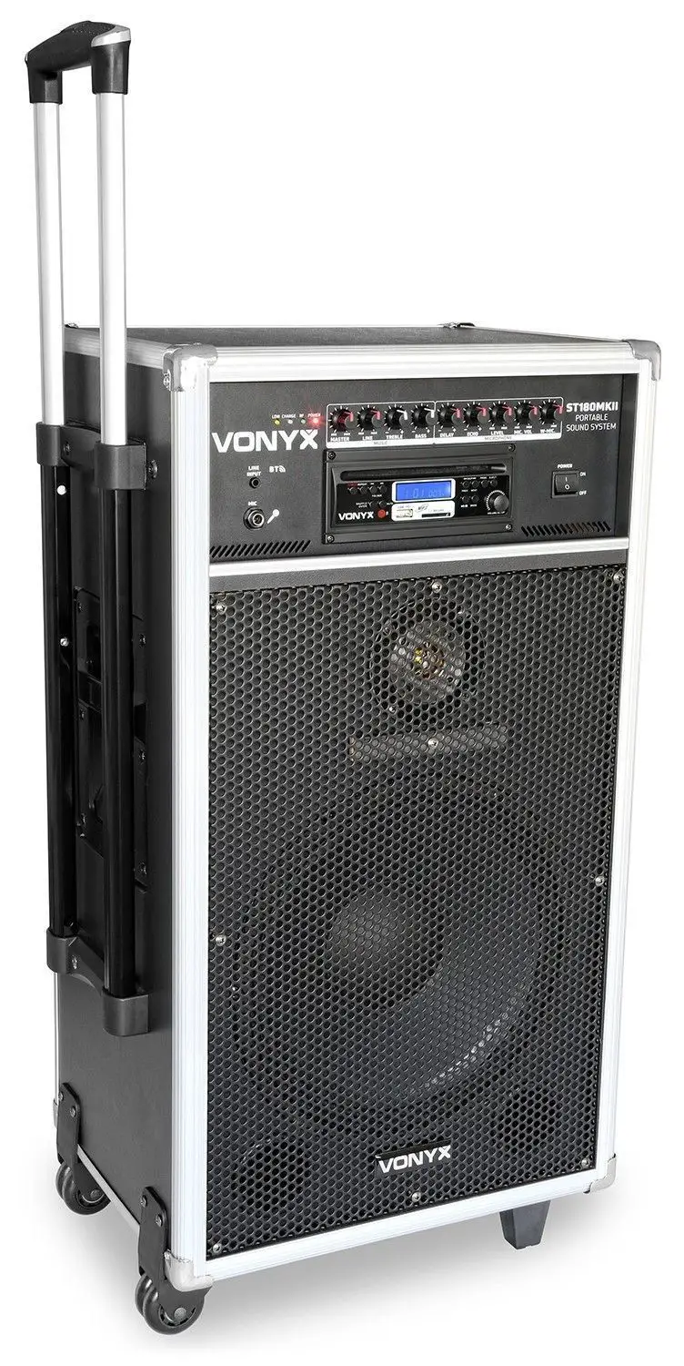 Retourdeal - Vonyx ST180 mobiele geluidsinstallatie met Bluetooth