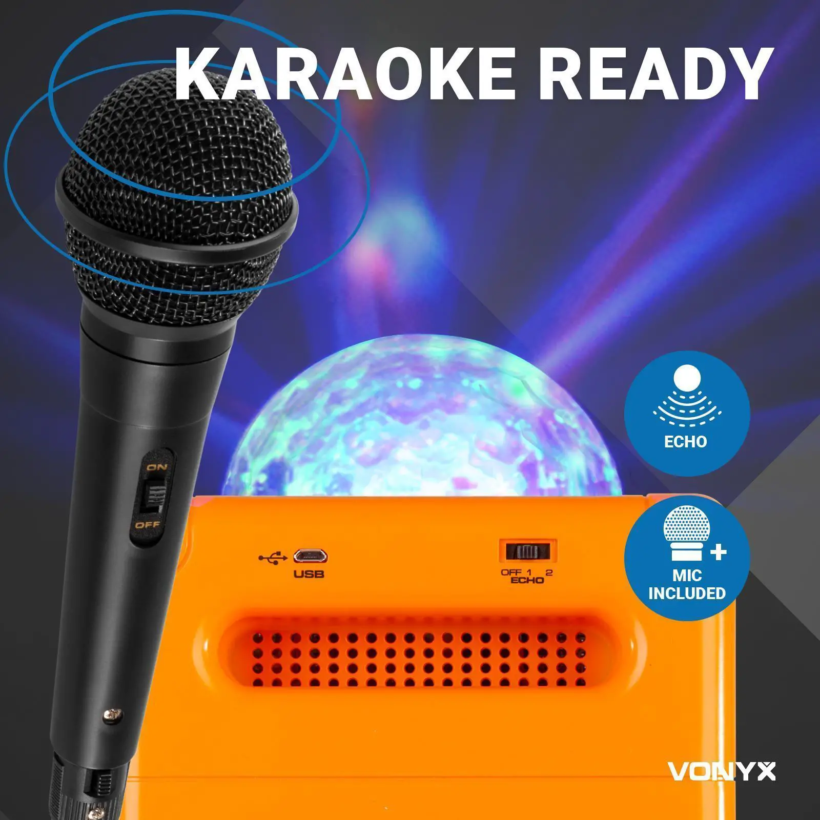 Vonyx blue karaokesets