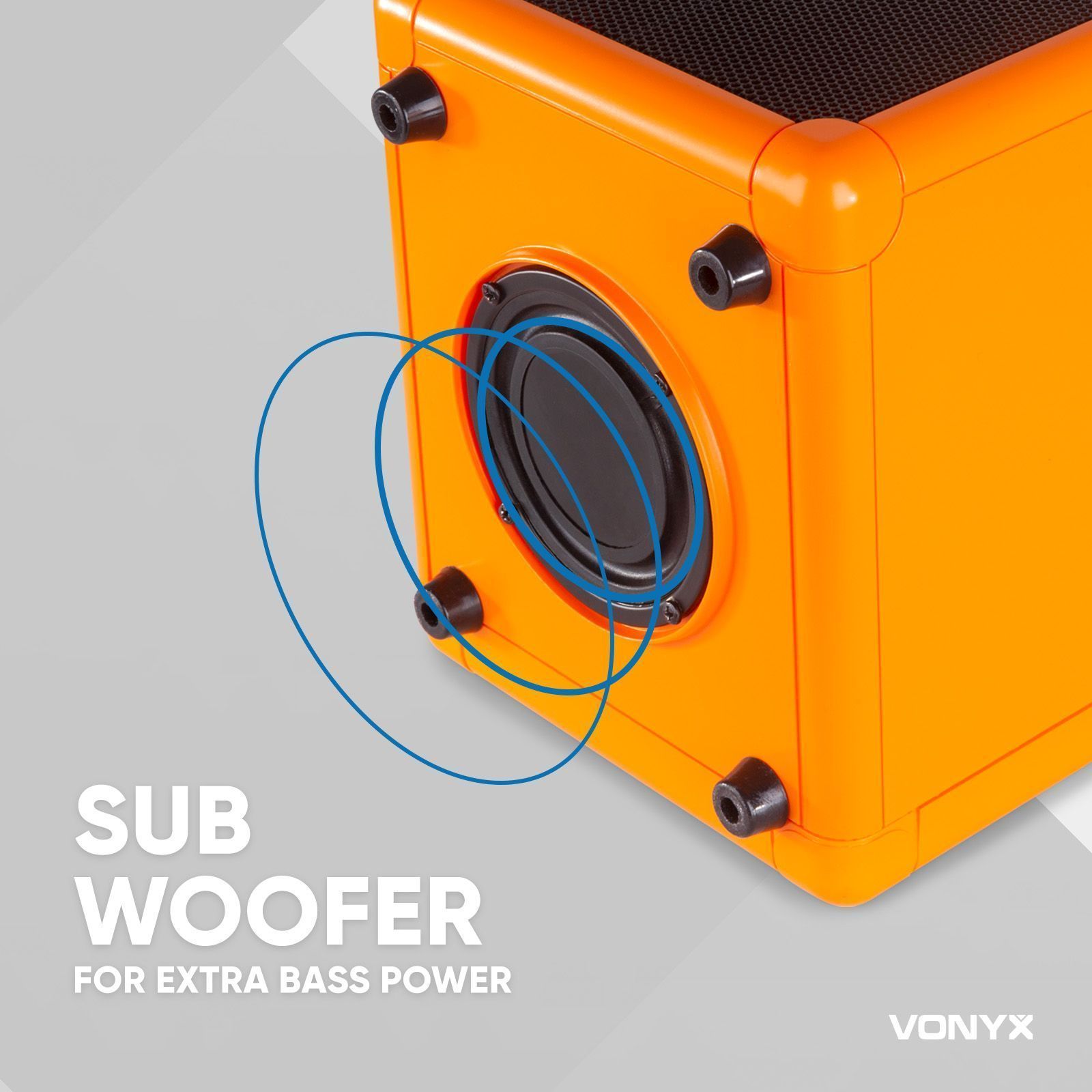 Vonyx sbs50l karaokeset met microfoon bluetooth en lichteffect 6