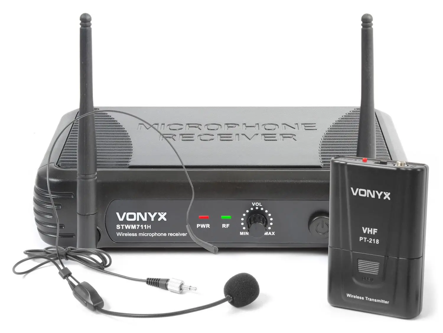 Vonyx STWM711H Draadloze headset microfoon VHF