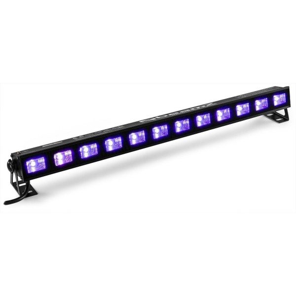 Retourdeal - beamz buvw123 led bar met 12 uv / warm white led&apos;s - 40w