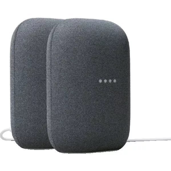 Google nest audio charcoal duo pack
