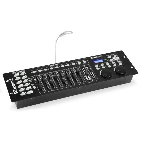 Retourdeal - beamz dmx240 192 kanaals dmx controller voor 12 fixtures